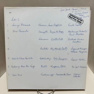 1976 Columbia Records Vinyl 33 LP Masterworks Sampler No. 8 - DEMO / PROMO